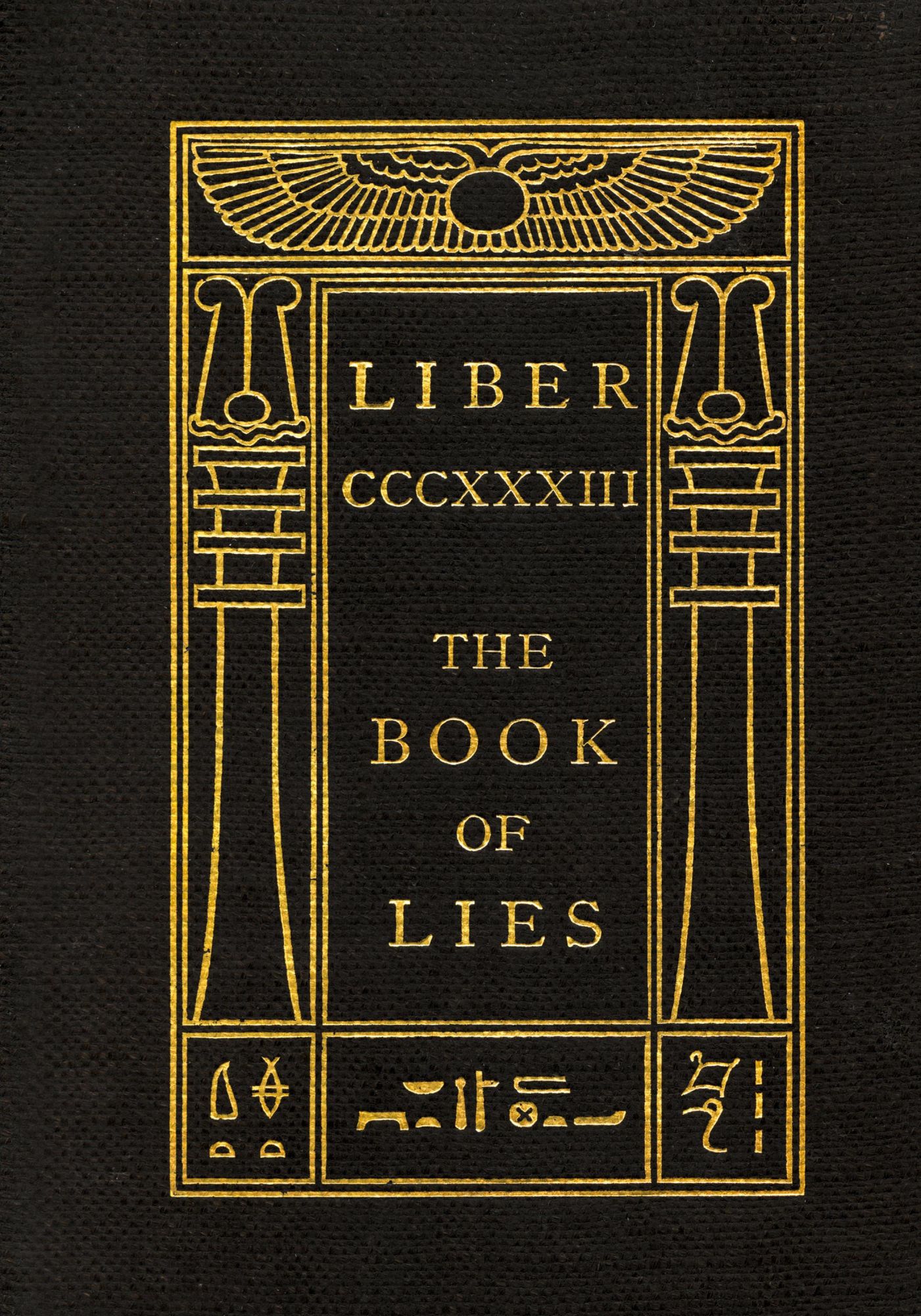 Cover: 9781646691845 | The Book of Lies | Oversized Keep Silence Edition | Aleister Crowley
