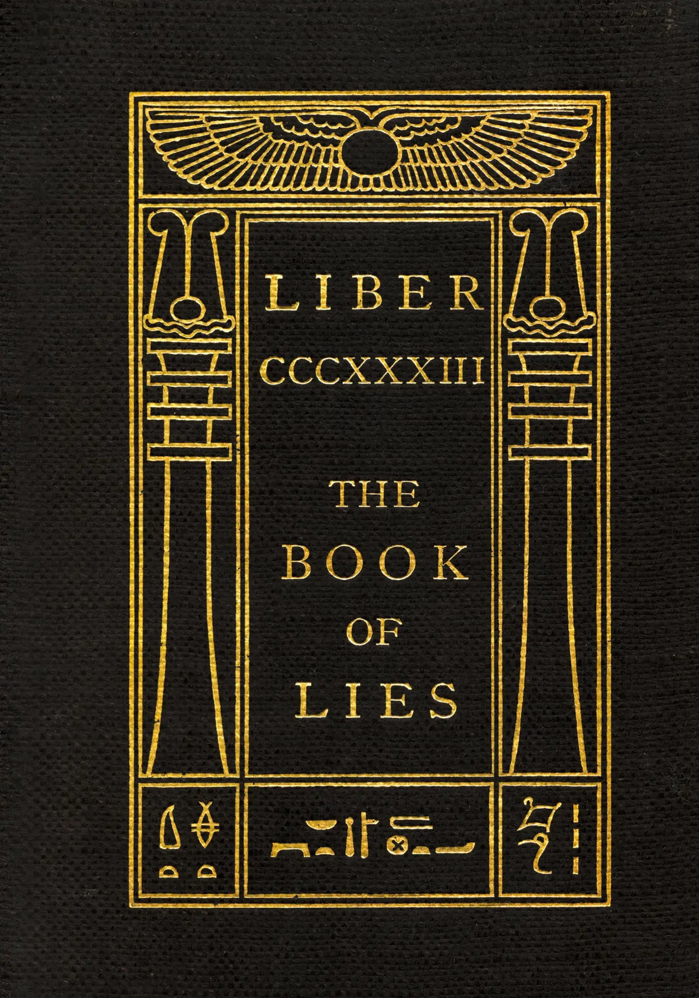 Cover: 9781646691845 | The Book of Lies | Oversized Keep Silence Edition | Aleister Crowley