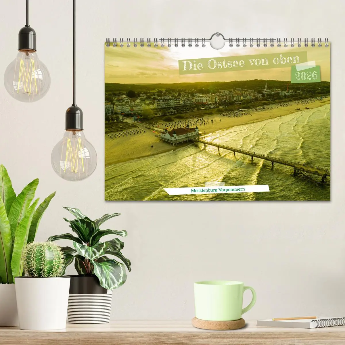 Bild: 9783457541845 | Die Ostsee von oben, Mecklenburg-Vorpommern (Wandkalender 2026 DIN...