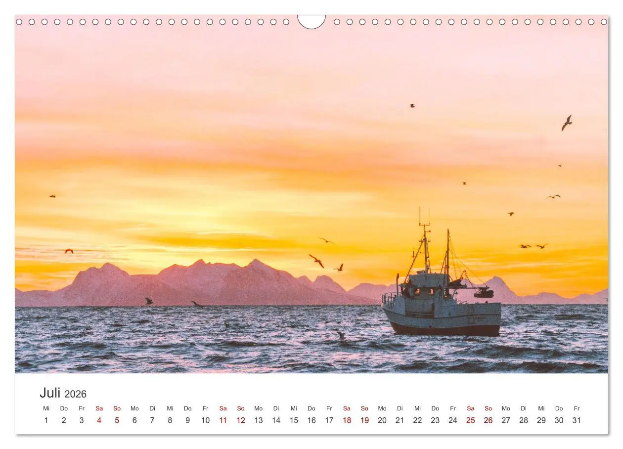 Bild: 9783457611845 | Sonnenaufgänge - Für einen guten Start in den Tag. (Wandkalender...