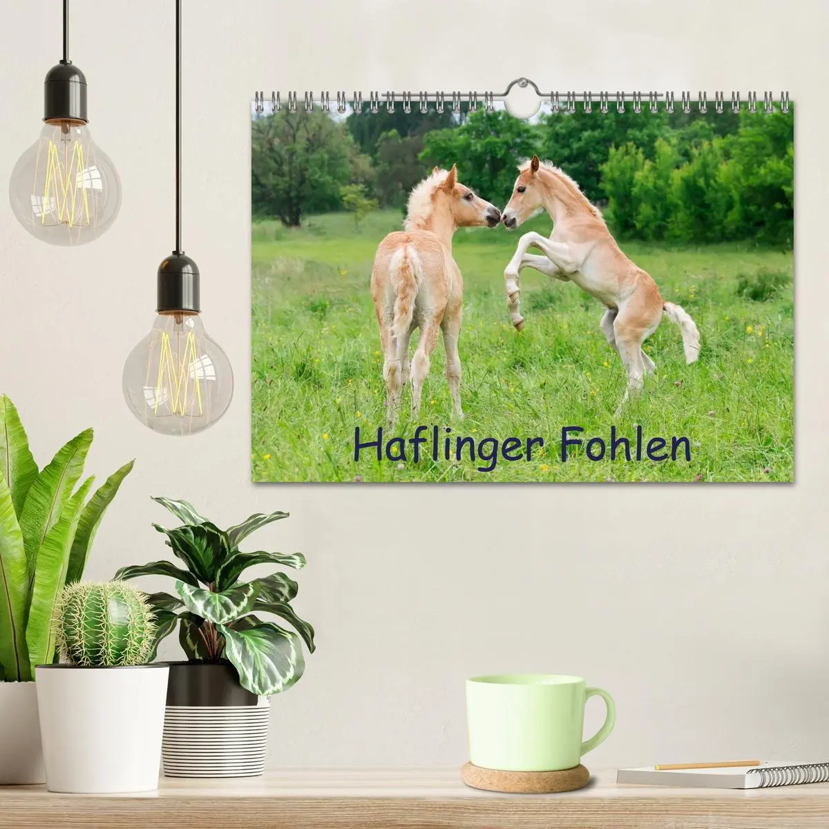 Bild: 9783516181845 | Haflinger Fohlen (Wandkalender 2026 DIN A4 quer), CALVENDO...