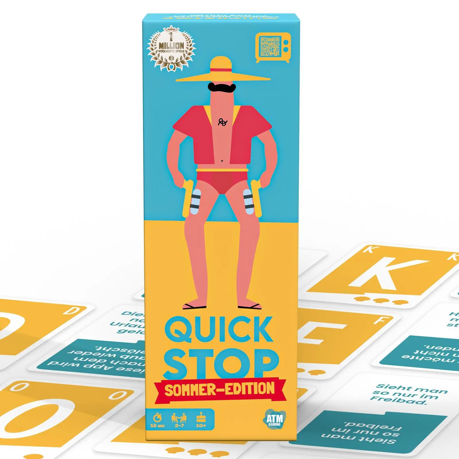 Cover: 3770011991945 | Quickstop | Das Buchstaben-Duell - Sommer-Edition | Wannebroucq | 2025