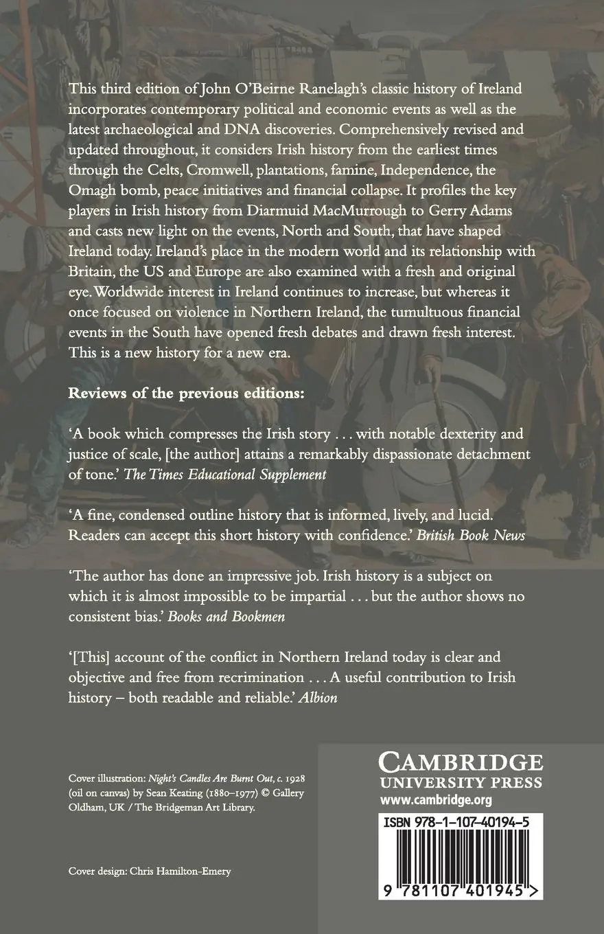 Rückseite: 9781107401945 | A Short History of Ireland | John O'Beirne Ranelagh | Taschenbuch