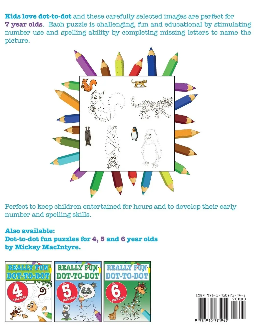 Rückseite: 9781910771945 | Really Fun Dot To Dot For 7 Year Olds | Mickey Macintyre | Taschenbuch