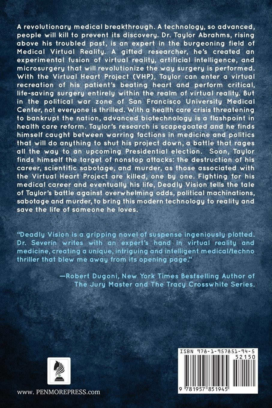 Rückseite: 9781957851945 | Deadly Vision | T. D. Severin | Taschenbuch | Englisch | 2025