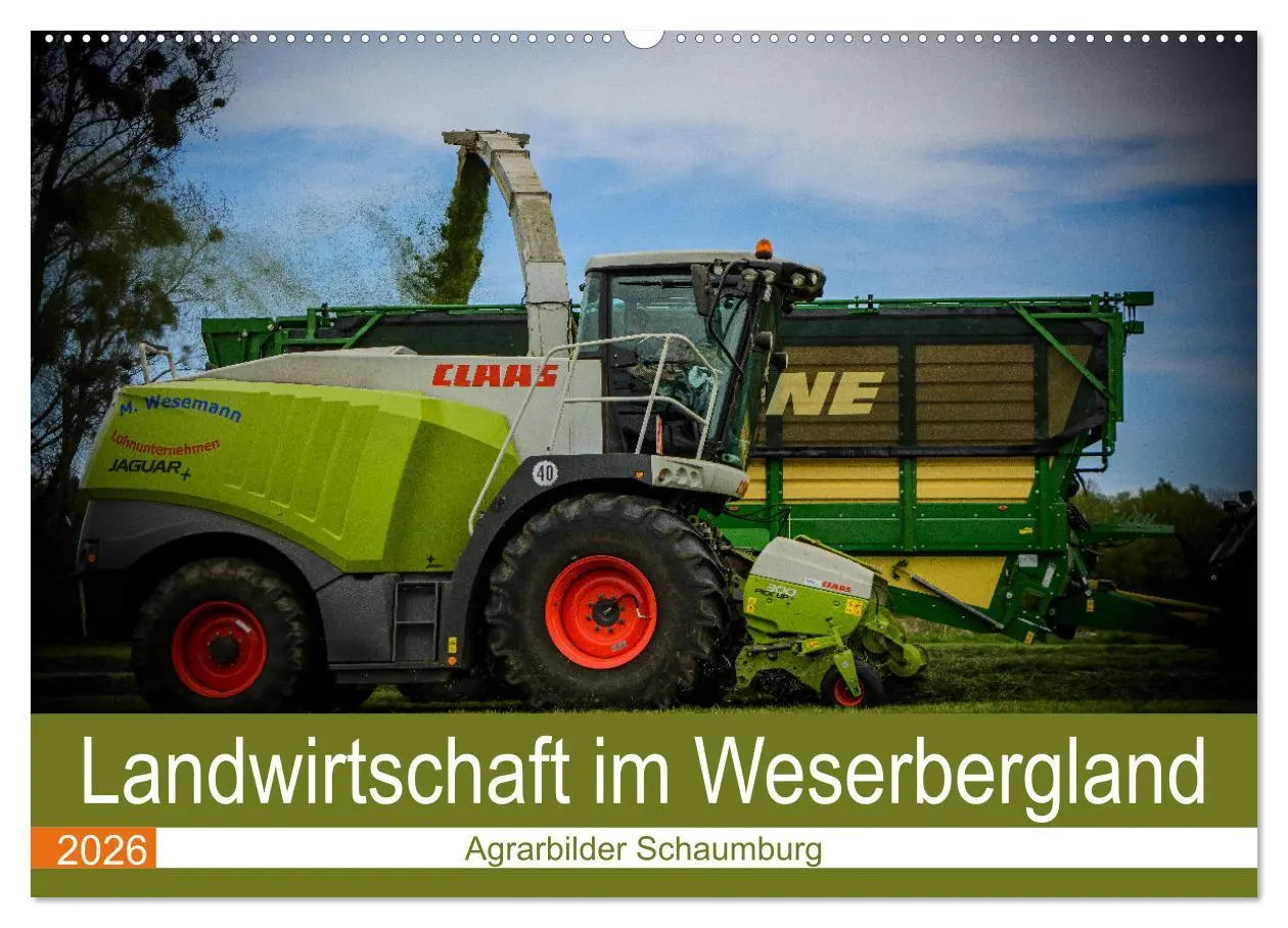Cover: 9783457601945 | Landwirtschaft im Weserbergland (Wandkalender 2026 DIN A2 quer),...