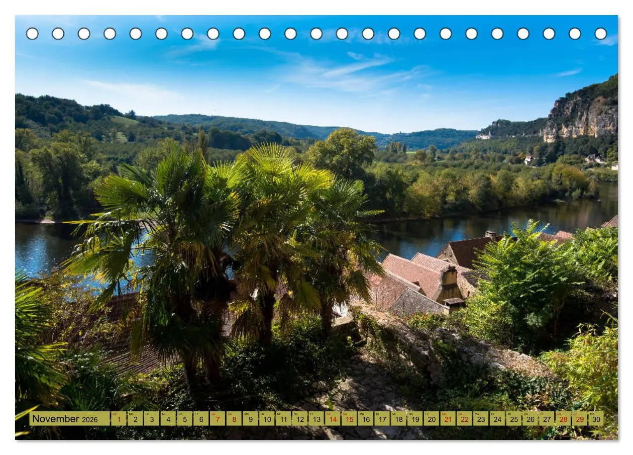 Bild: 9783457841945 | Mystische Dordogne (Tischkalender 2026 DIN A5 quer), CALVENDO...