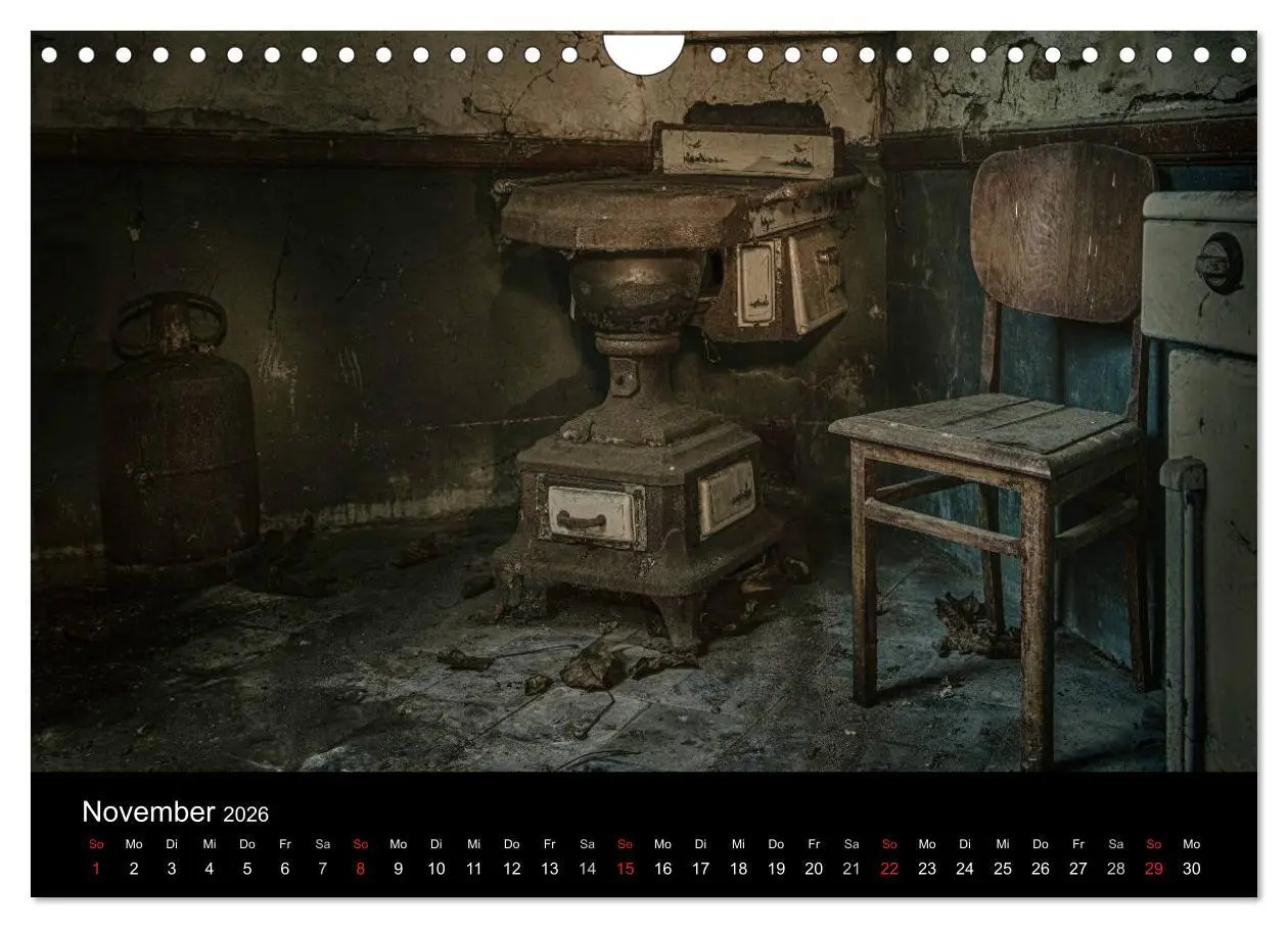 Bild: 9783516171945 | Geheimnisvolle Orte - Lost Places (Wandkalender 2026 DIN A4 quer),...