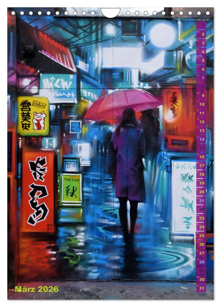 Bild: 9783516241945 | London - Hotspot der Street Art (Wandkalender 2026 DIN A4 hoch),...