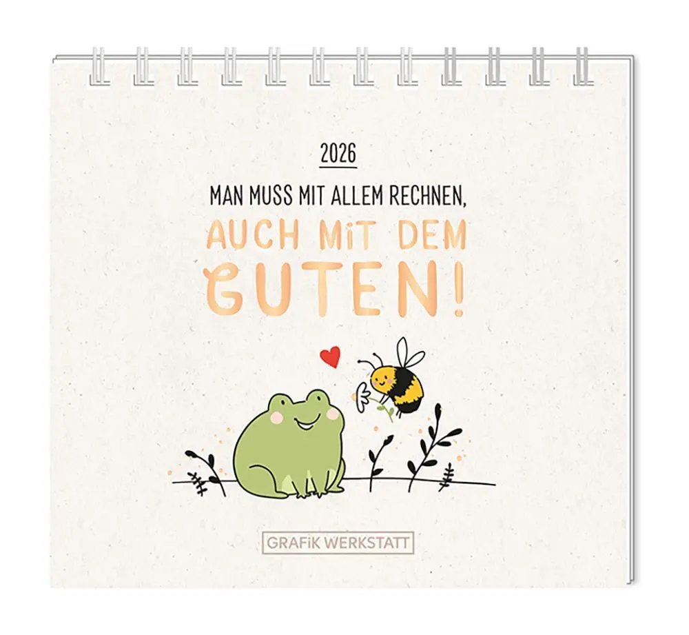 Cover: 9783986361945 | Mini-Kalender 2026 Man muss mit allem rechnen | Mini-Kalender | 12 S.