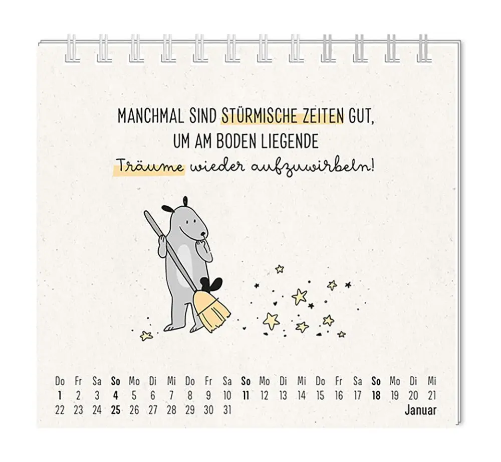 Bild: 9783986361945 | Mini-Kalender 2026 Man muss mit allem rechnen | Mini-Kalender | 12 S.
