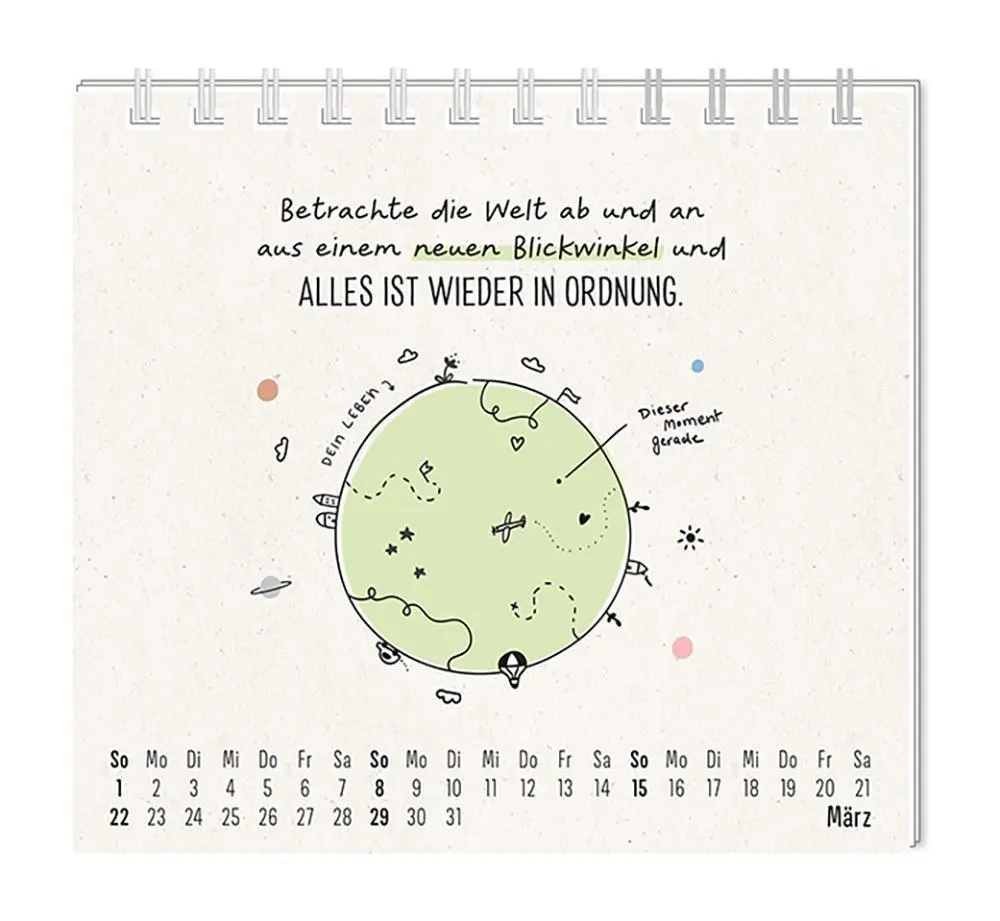 Bild: 9783986361945 | Mini-Kalender 2026 Man muss mit allem rechnen | Mini-Kalender | 12 S.