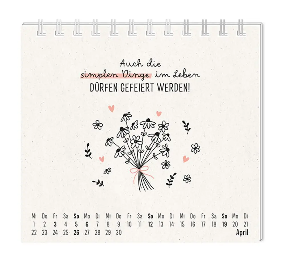 Bild: 9783986361945 | Mini-Kalender 2026 Man muss mit allem rechnen | Mini-Kalender | 12 S.