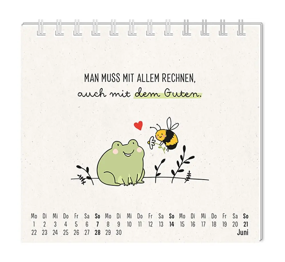 Bild: 9783986361945 | Mini-Kalender 2026 Man muss mit allem rechnen | Mini-Kalender | 12 S.