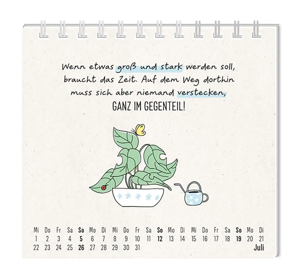 Bild: 9783986361945 | Mini-Kalender 2026 Man muss mit allem rechnen | Mini-Kalender | 12 S.