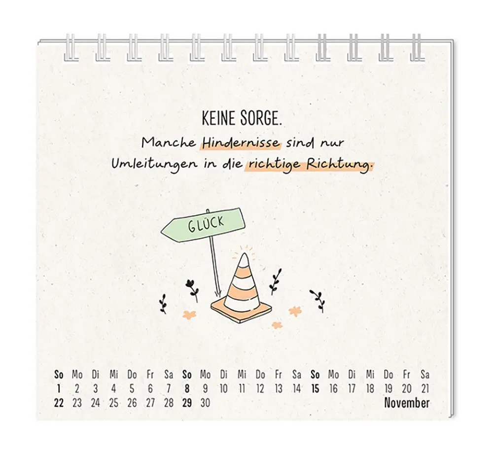 Bild: 9783986361945 | Mini-Kalender 2026 Man muss mit allem rechnen | Mini-Kalender | 12 S.