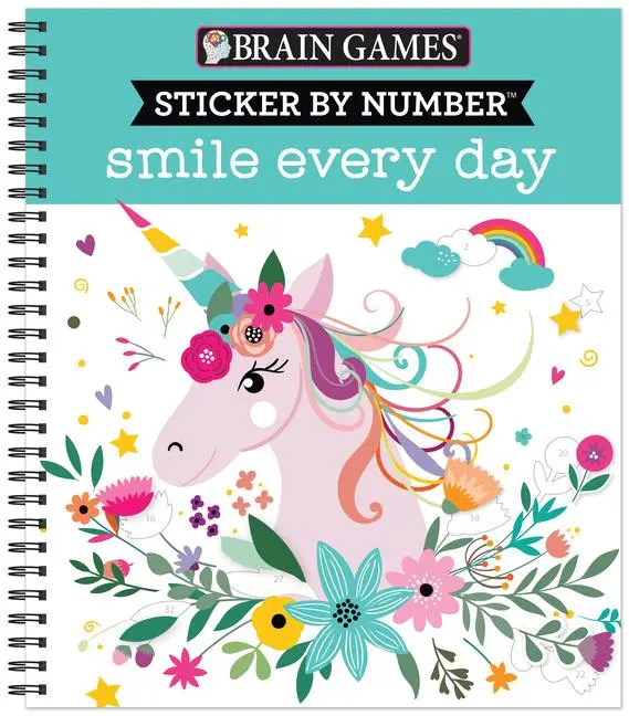 Cover: 9781645582045 | Brain Games - Sticker by Number: Smile Every Day | Ltd (u. a.) | Buch