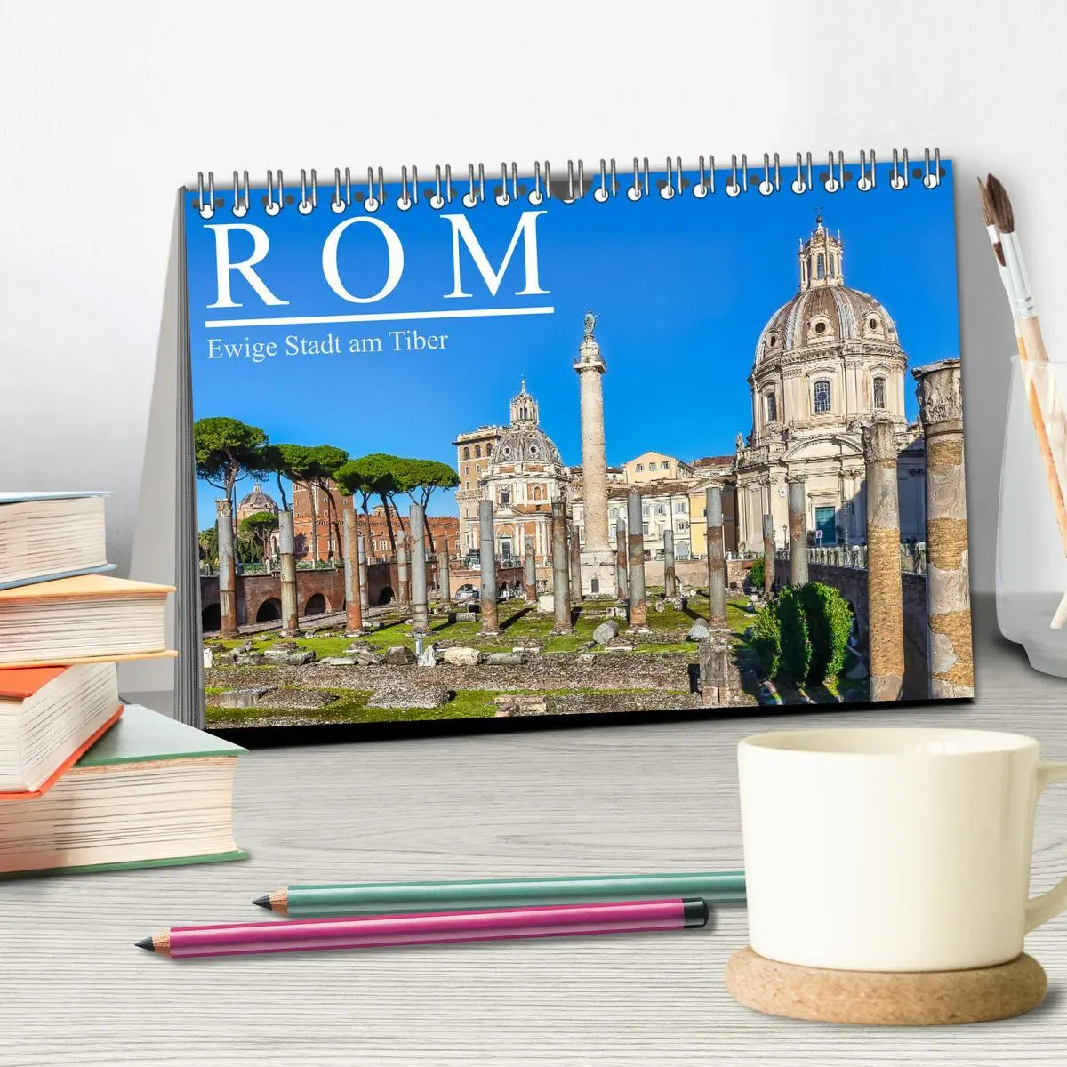 Bild: 9783457662045 | Rom - Ewige Stadt am Tiber (Tischkalender 2026 DIN A5 quer),...