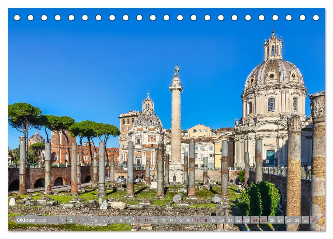 Bild: 9783457662045 | Rom - Ewige Stadt am Tiber (Tischkalender 2026 DIN A5 quer),...