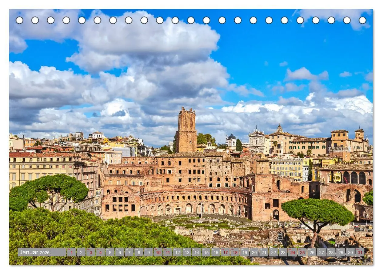 Bild: 9783457662045 | Rom - Ewige Stadt am Tiber (Tischkalender 2026 DIN A5 quer),...