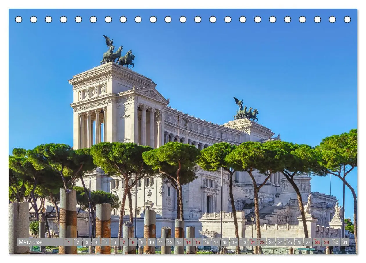 Bild: 9783457662045 | Rom - Ewige Stadt am Tiber (Tischkalender 2026 DIN A5 quer),...