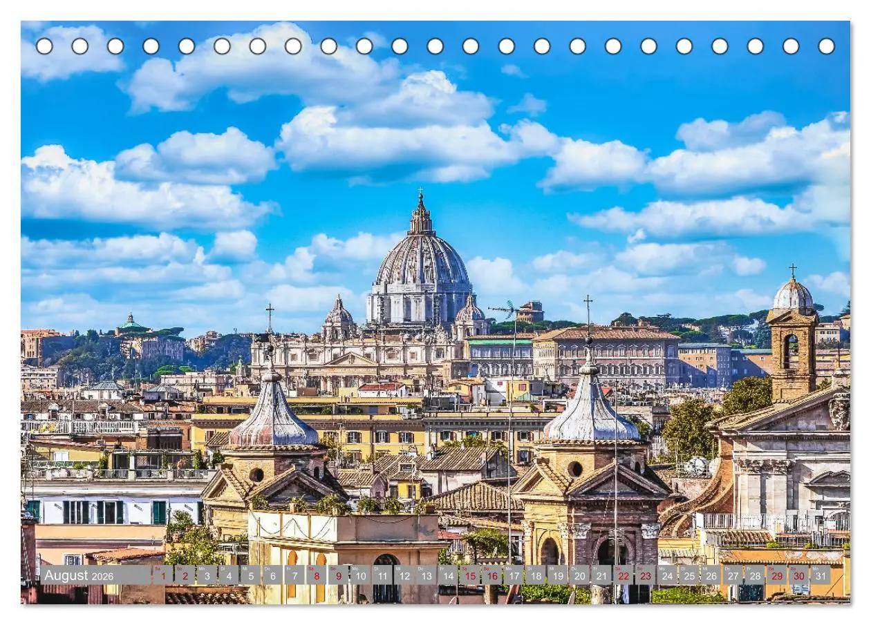 Bild: 9783457662045 | Rom - Ewige Stadt am Tiber (Tischkalender 2026 DIN A5 quer),...