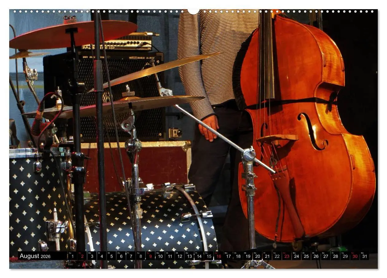 Bild: 9783457972045 | Klangbilder des Jazz (hochwertiger Premium Wandkalender 2026 DIN A2...