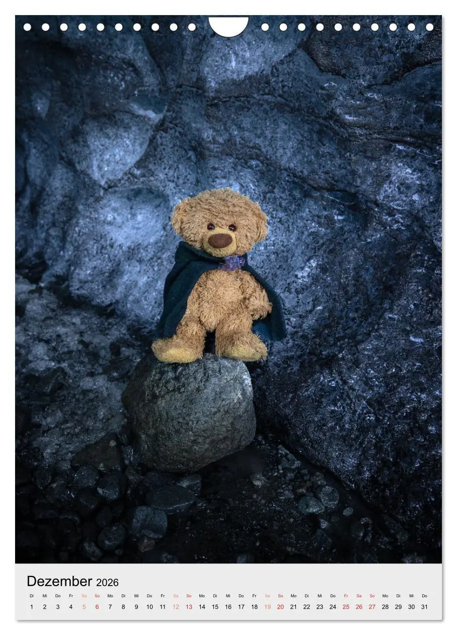 Bild: 9783516372045 | Travelling Teddy in Island (Wandkalender 2026 DIN A4 hoch),...