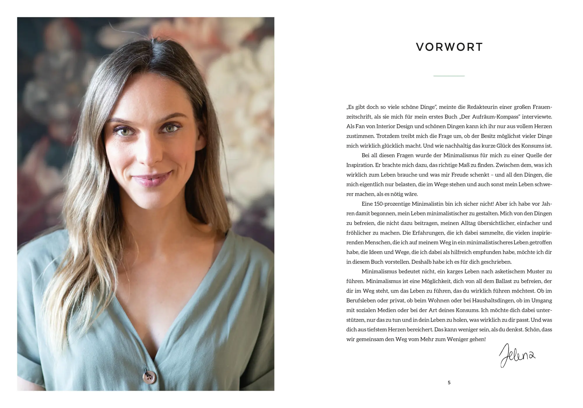 Bild: 9783965842045 | Mehr vom Weniger | Minimalismus für Anfänger | Jelena Weber | Buch