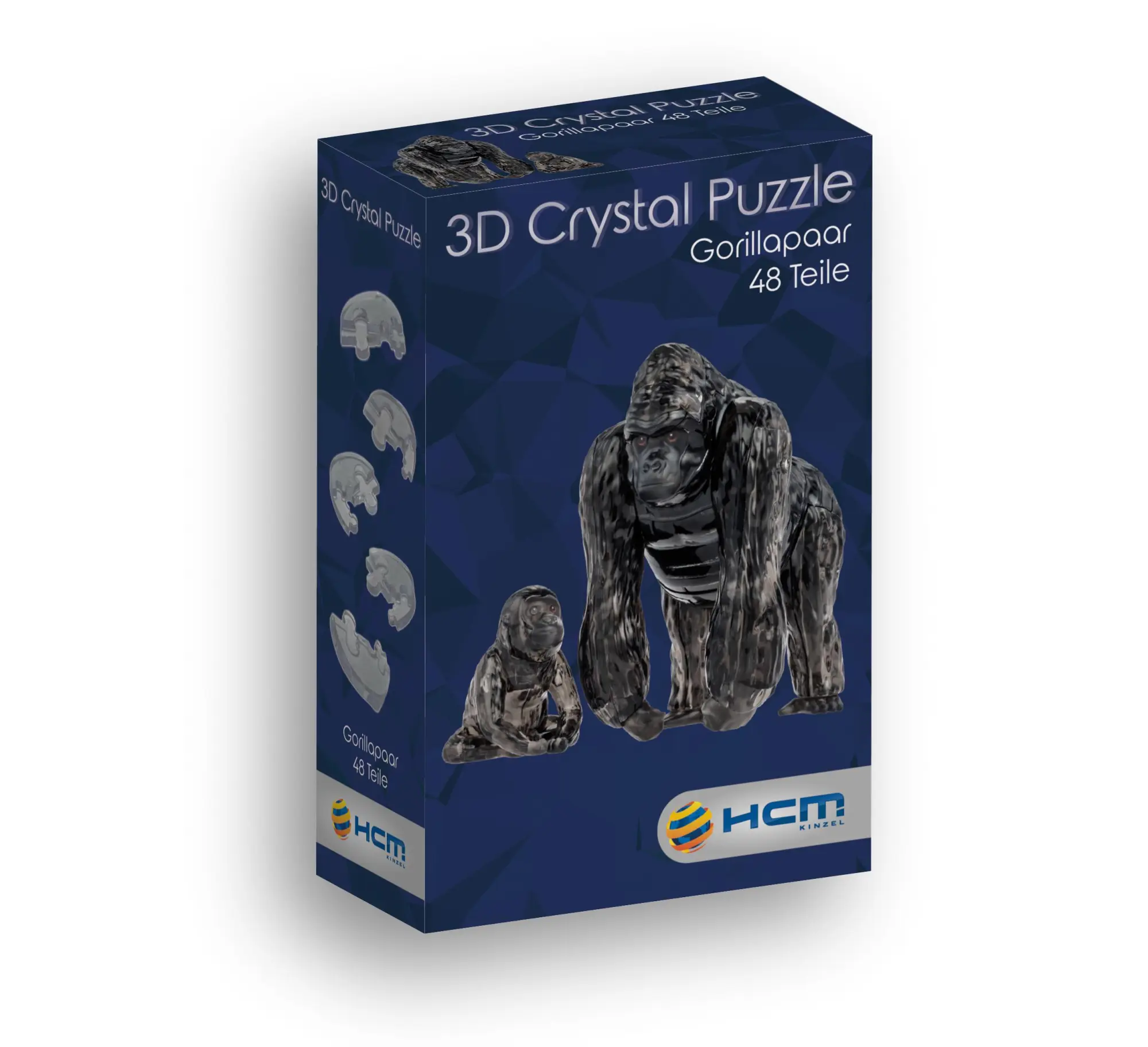 Cover: 4018928592145 | 3D Crystal Puzzle - Gorillapaar - 48 Teile | Spiel | 59214 | Deutsch