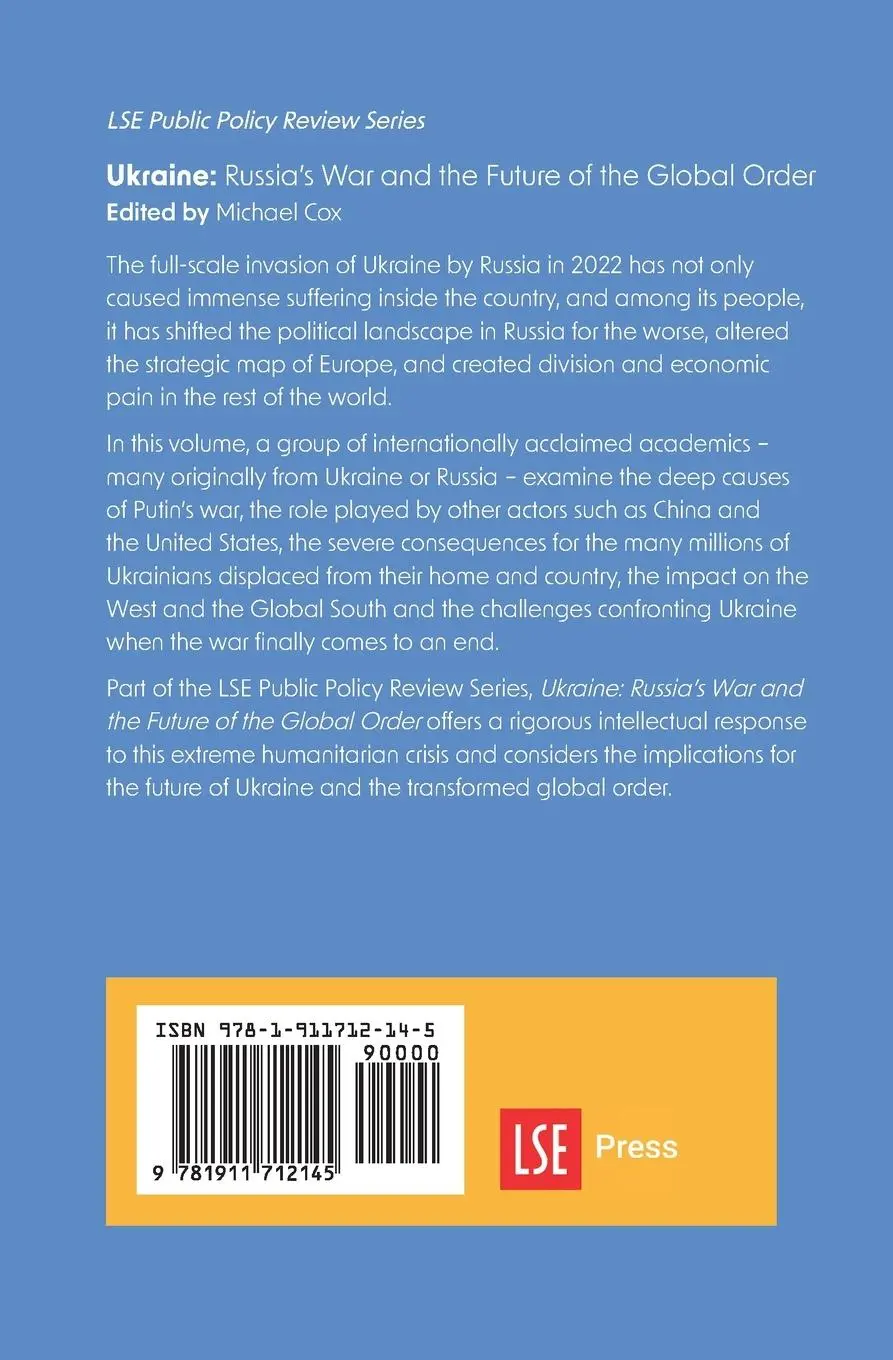 Rückseite: 9781911712145 | Ukraine | Russia's War and the Future of the Global Order | Cox | Buch