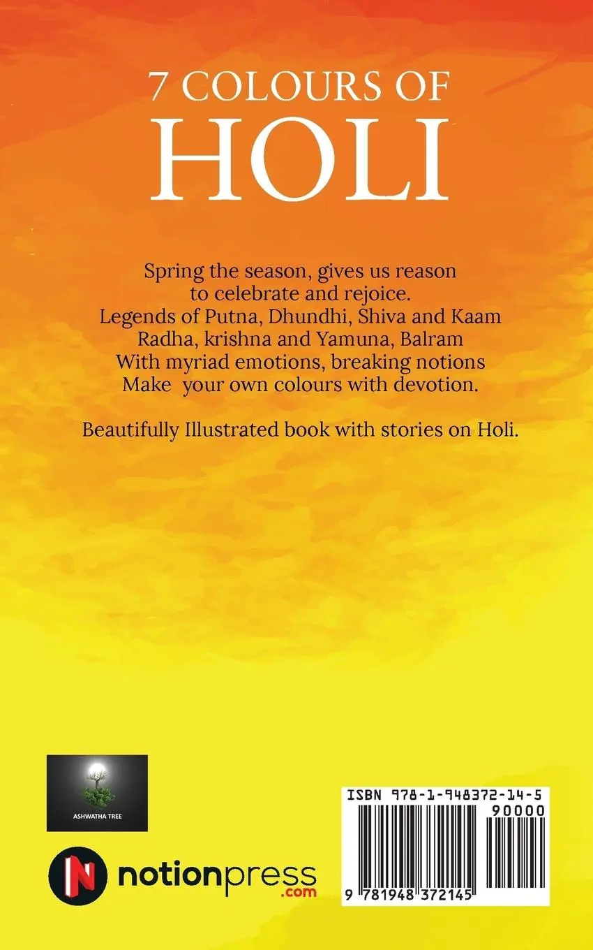 Rückseite: 9781948372145 | 7 Colours of Holi | Tulika Singh | Taschenbuch | Englisch | 2018