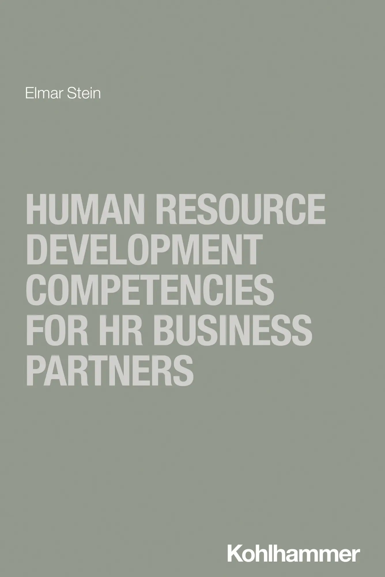 Cover: 9783170452145 | Human Resource Development Competencies for HR Business Partners