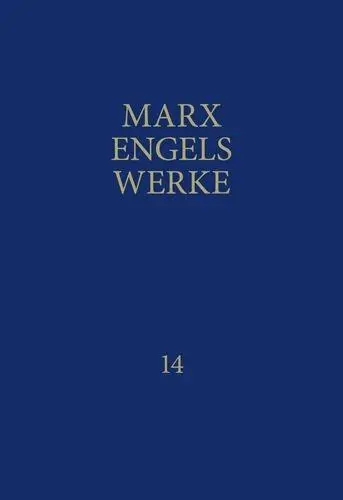 Cover: 9783320002145 | MEW / Marx-Engels-Werke Band 14 | Juli 1857 - November 1860 | Buch