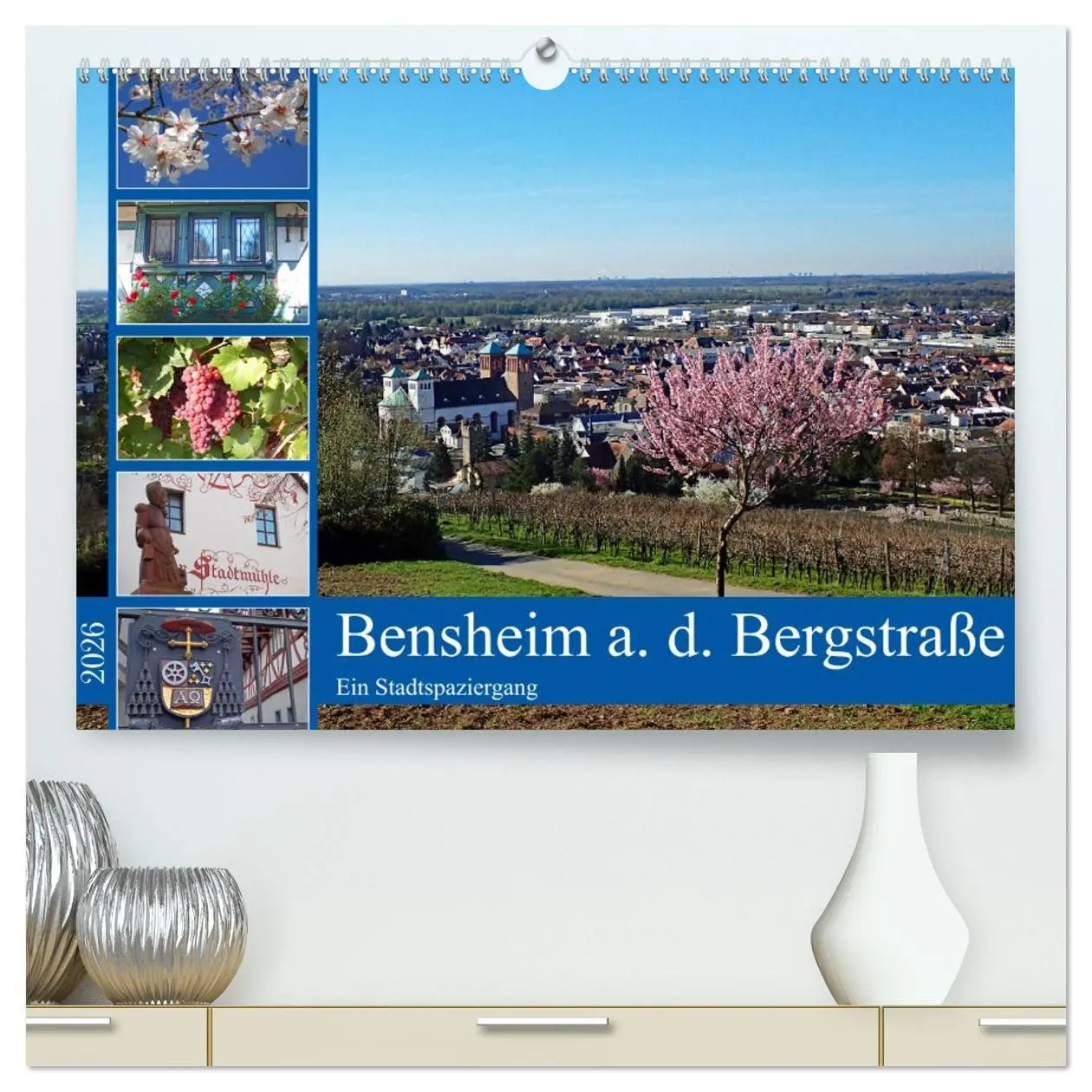 Cover: 9783457412145 | Bensheim a. d. Bergstraße - Ein Stadtspaziergang (hochwertiger...