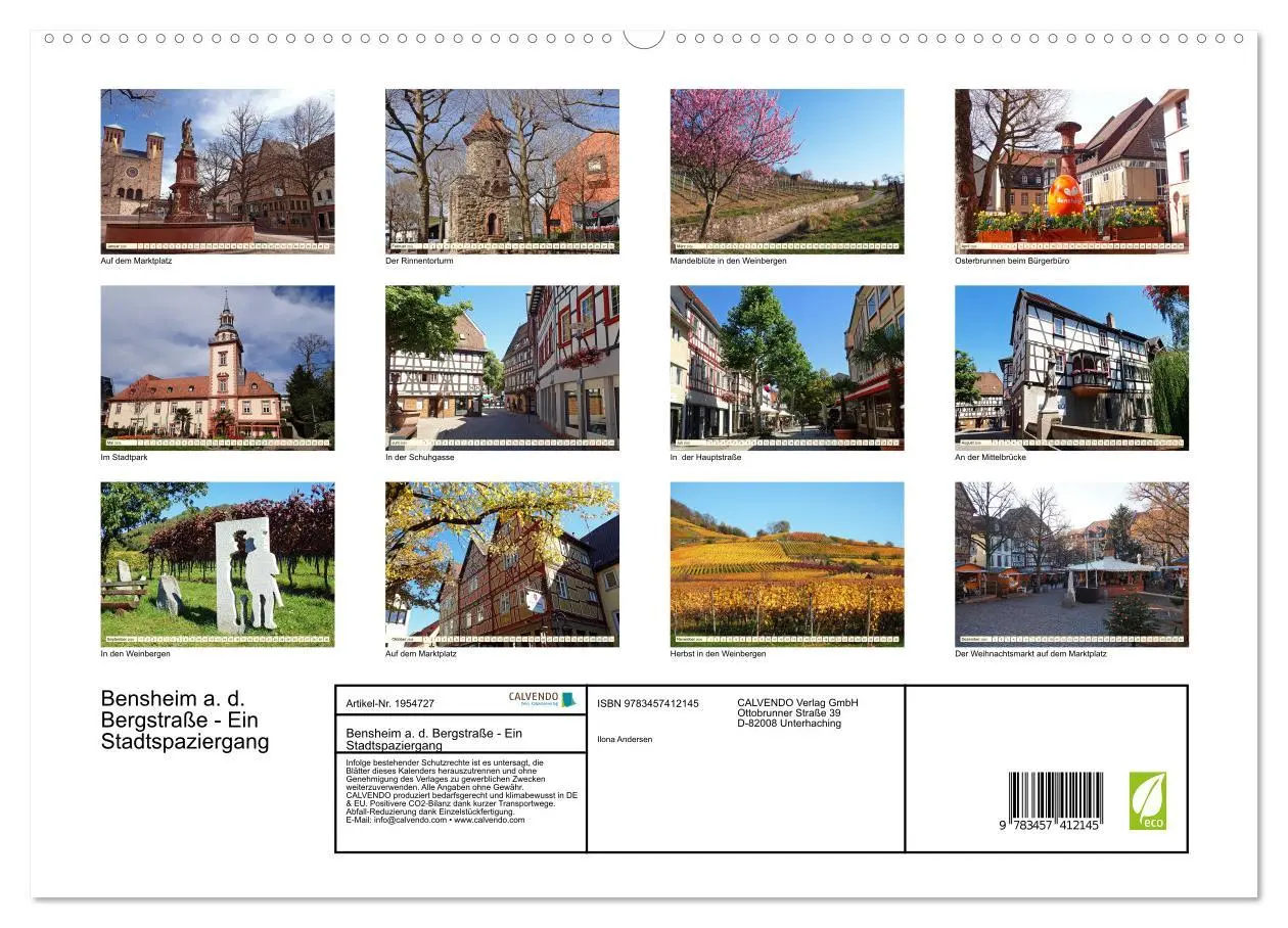 Bild: 9783457412145 | Bensheim a. d. Bergstraße - Ein Stadtspaziergang (hochwertiger...