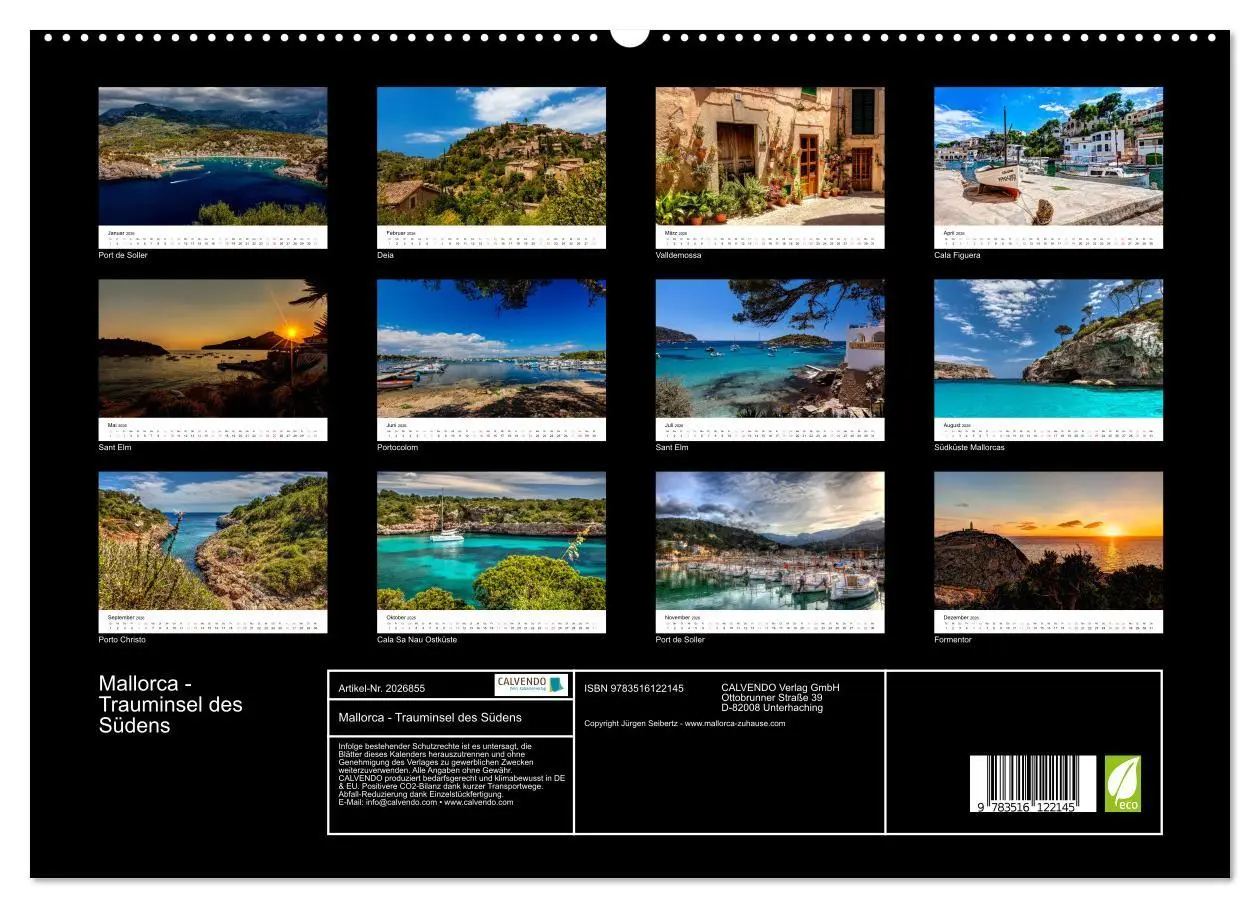 Bild: 9783516122145 | Mallorca - Trauminsel des Südens (hochwertiger Premium Wandkalender...