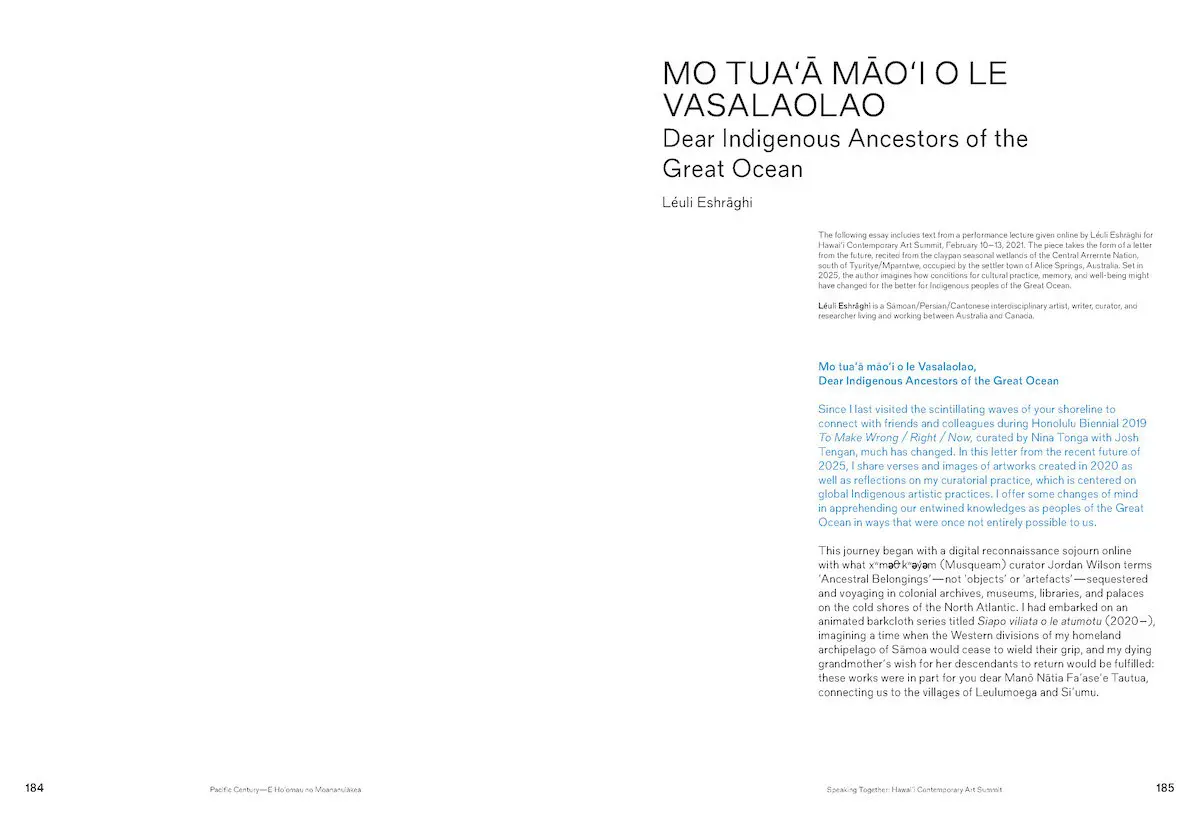 Bild: 9783775752145 | Pacific Century - E Ho'omau no Moananuiakea | Hawai'i Triennial 2022