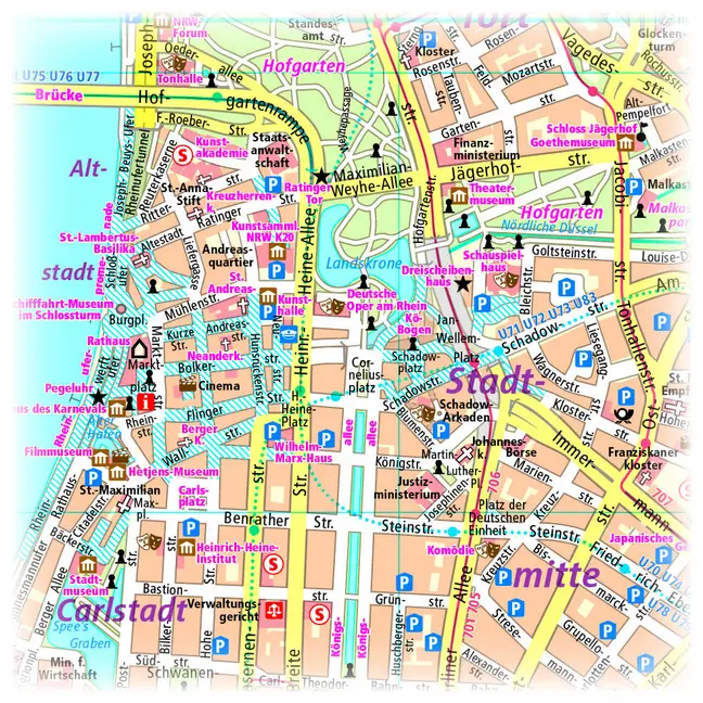 Bild: 9783961322145 | PublicPress Innenstadtplan Düsseldorf | (Land-)Karte | Deutsch | 2017