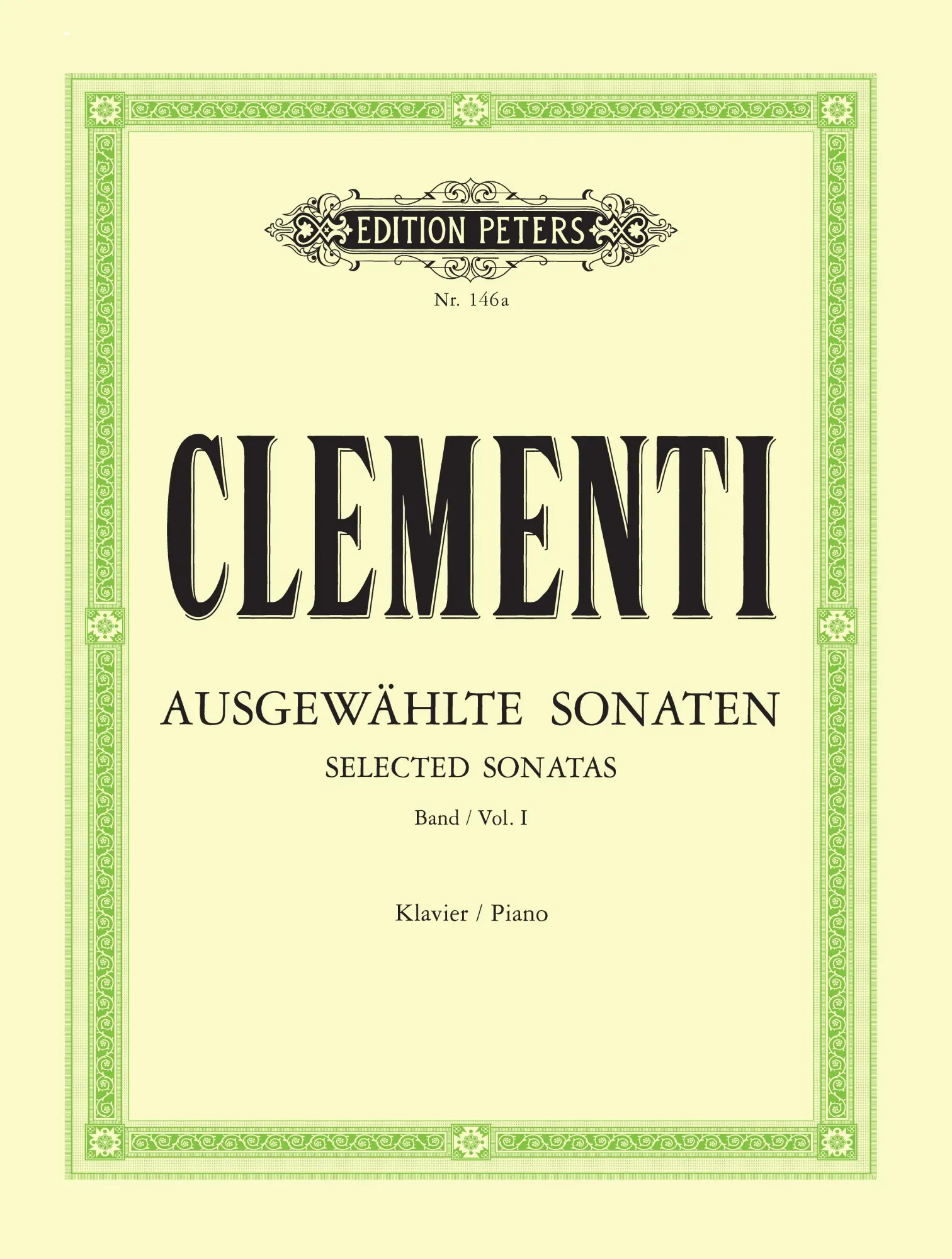 Cover: 9790014002145 | Selected Sonatas for Piano | Muzio Clementi | Taschenbuch | Buch