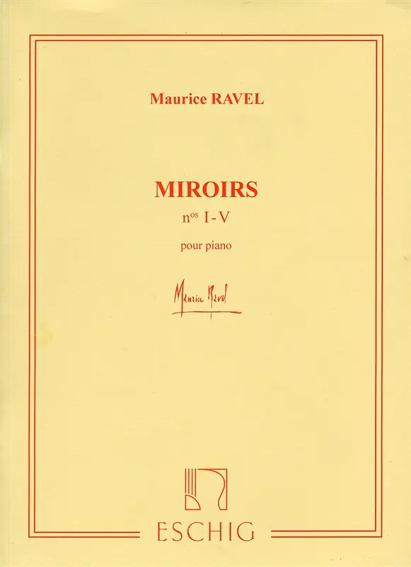 Cover: 9790045002145 | Miroirs | Maurice Ravel | Buch | 2001 | Max Eschig | EAN 9790045002145