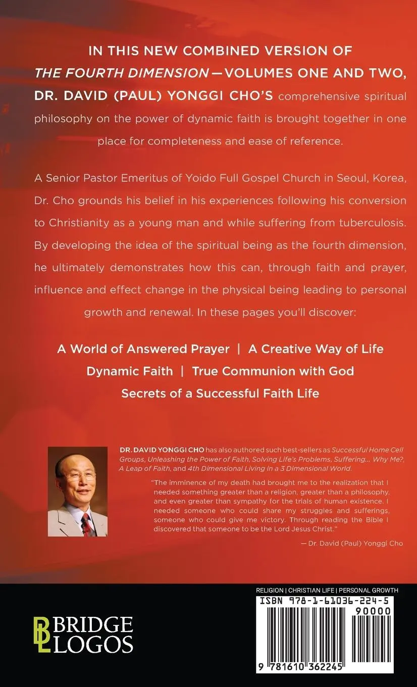 Rückseite: 9781610362245 | The Fourth Dimension | Discovering a New World of Answered Prayer