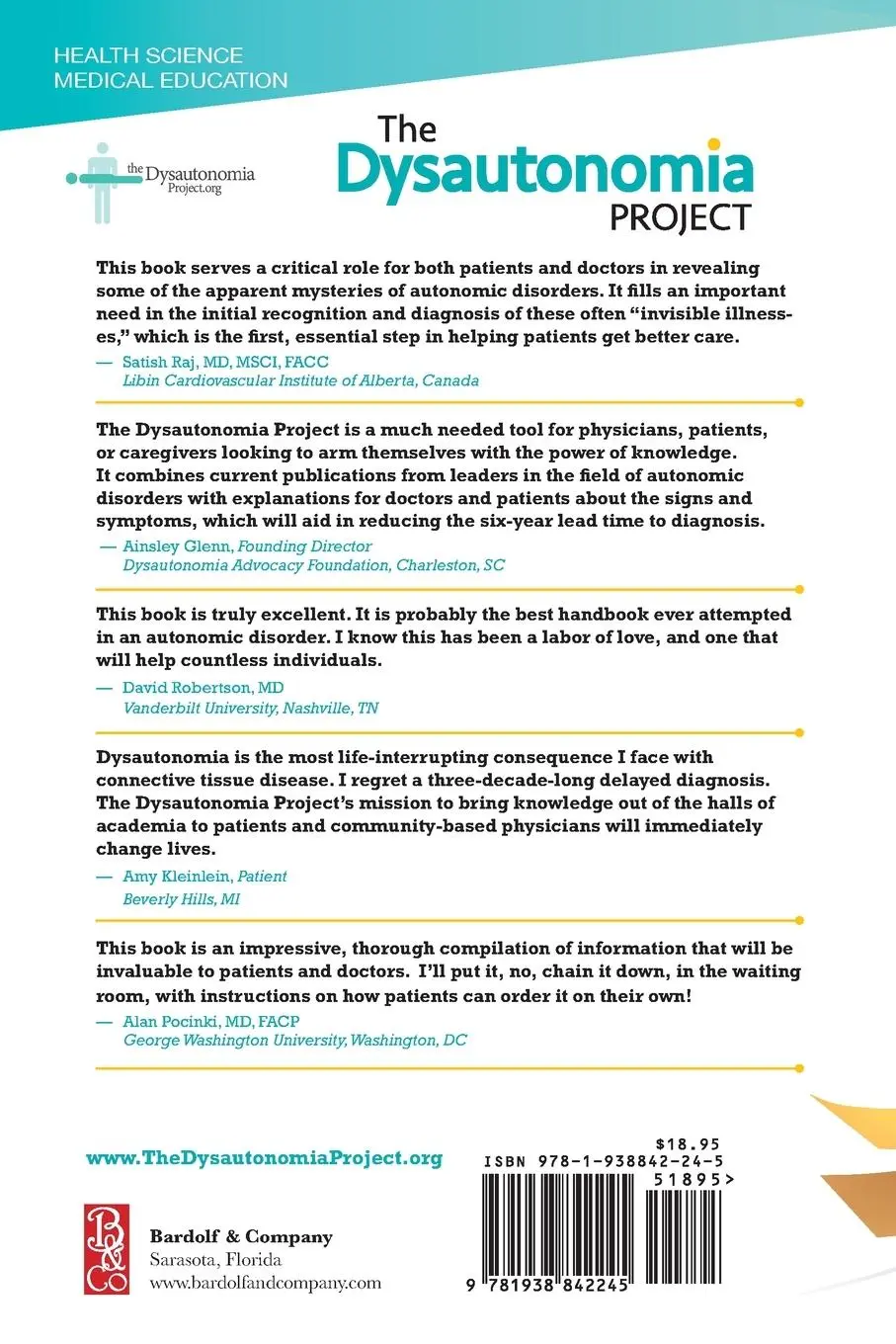 Rückseite: 9781938842245 | The Dysautonomia Project | Msm Kelly Freeman (u. a.) | Taschenbuch