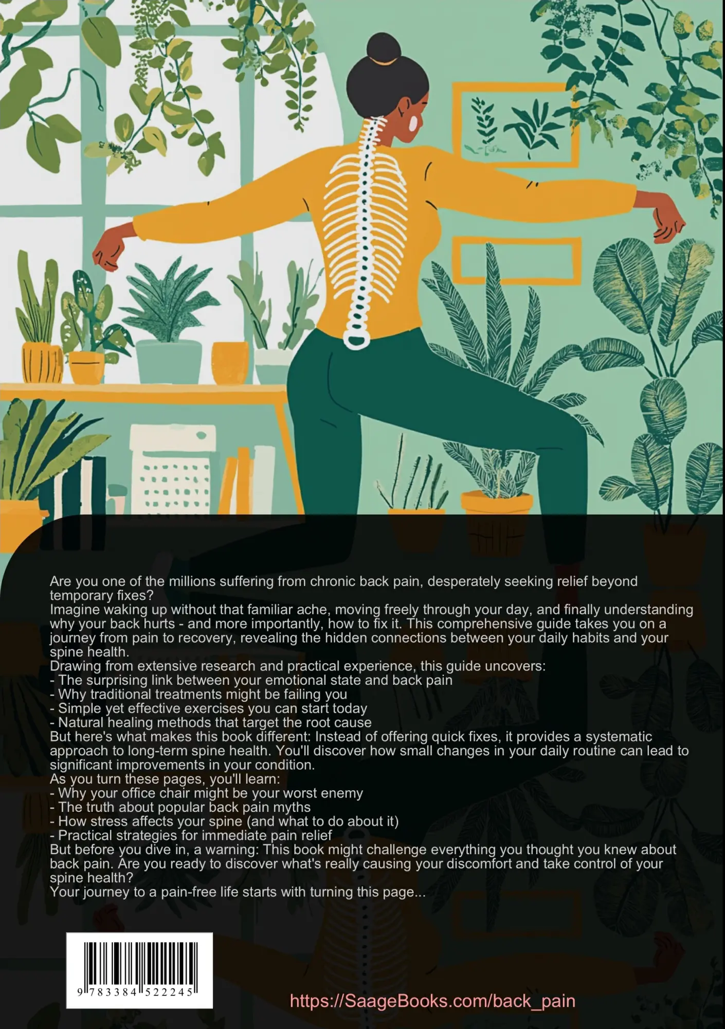 Rückseite: 9783384522245 | Back Pain Relief: Natural Healing Guide for Your Spine | English