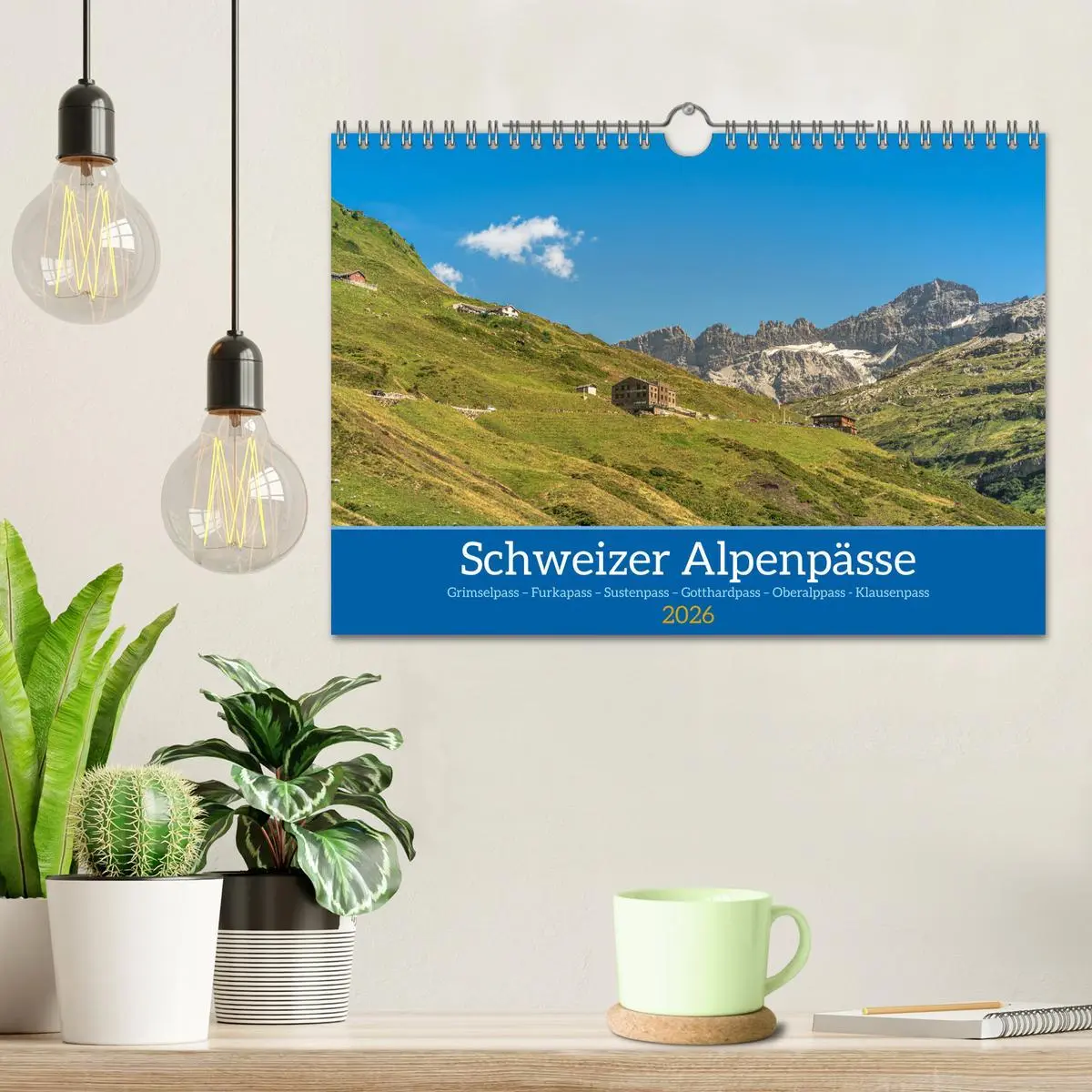 Bild: 9783457332245 | Schweizer Alpenpässe (Wandkalender 2026 DIN A4 quer), CALVENDO...