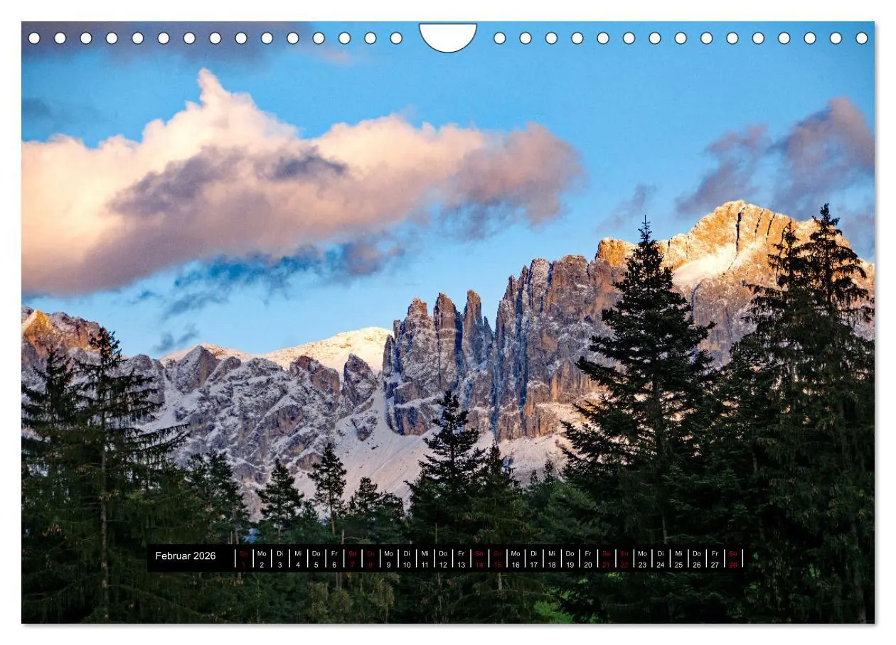 Bild: 9783457642245 | Dolomiten - Latemar und Rosengarten (Wandkalender 2026 DIN A4...