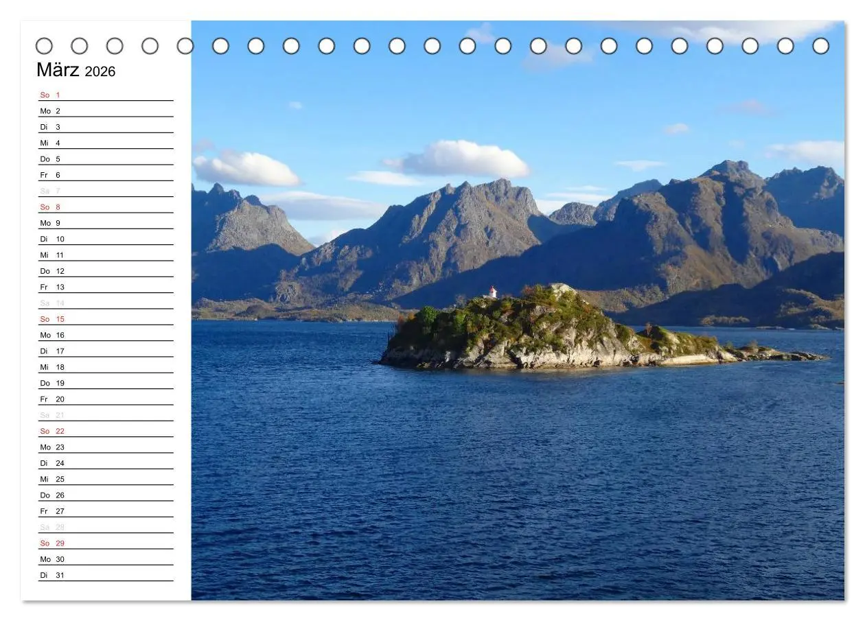 Bild: 9783457882245 | Impressionen von Norwegen entlang der Hurtigruten (Tischkalender...