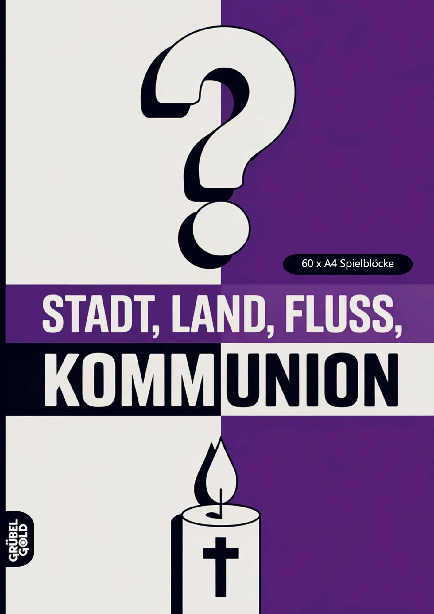 Cover: 9783693192245 | Stadt, Land, Fluss, Kommunion | Grübelgold Rätselhefte | Taschenbuch