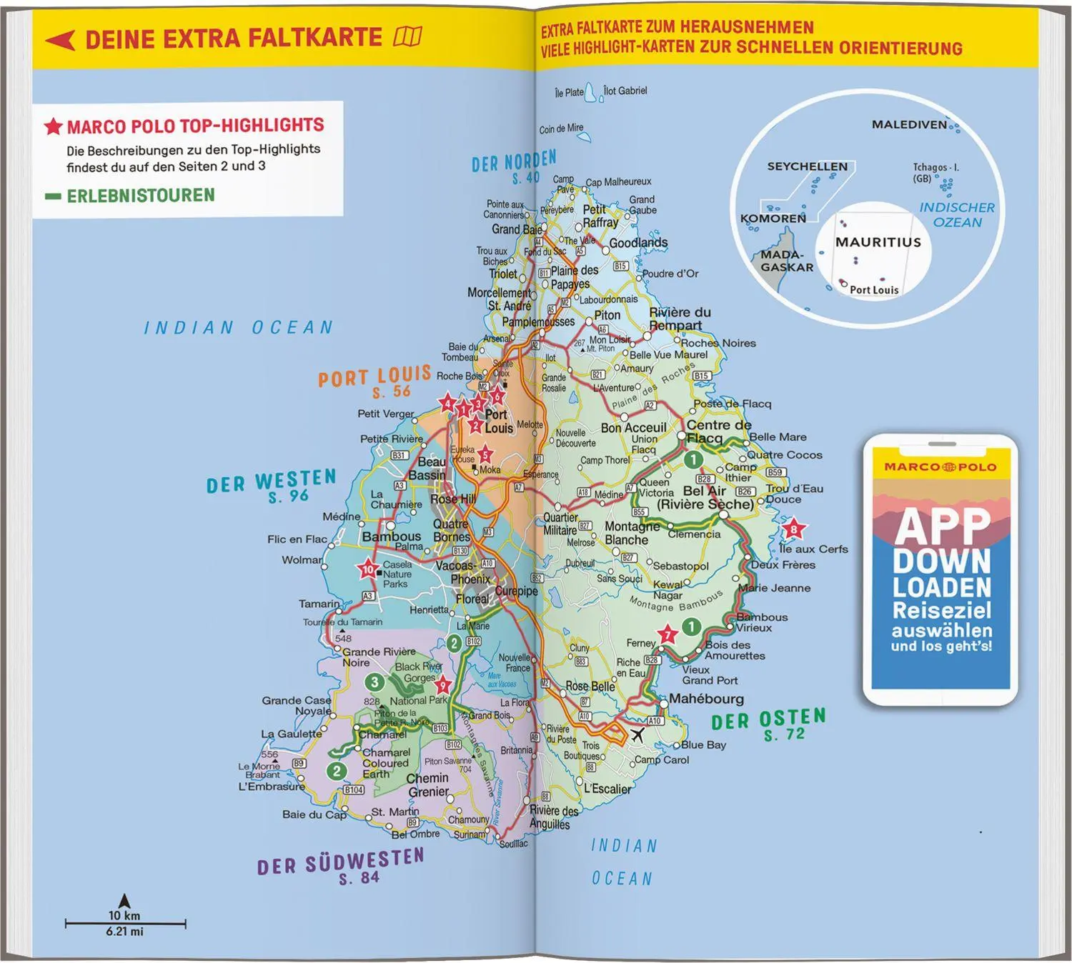 Bild: 9783829742245 | MARCO POLO Reiseführer Mauritius | Freddy Langer (u. a.) | Taschenbuch
