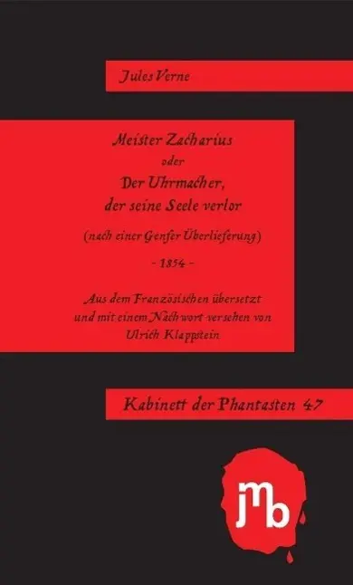 Cover: 9783944342245 | Meister Zacharius | Jules Verne | Taschenbuch | 70 S. | Deutsch | 2021